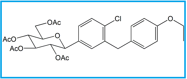 DAPAGLIFLOZIN TETRAACETYL IMPURITY